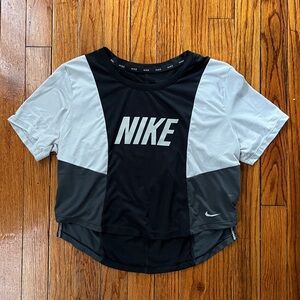 Nike Dri-Fit colorblock crop tee